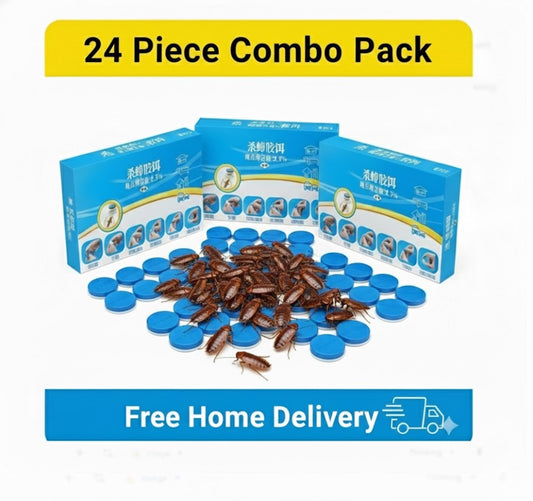 Cockroach Gel Bait – 24 PCS Family Pack