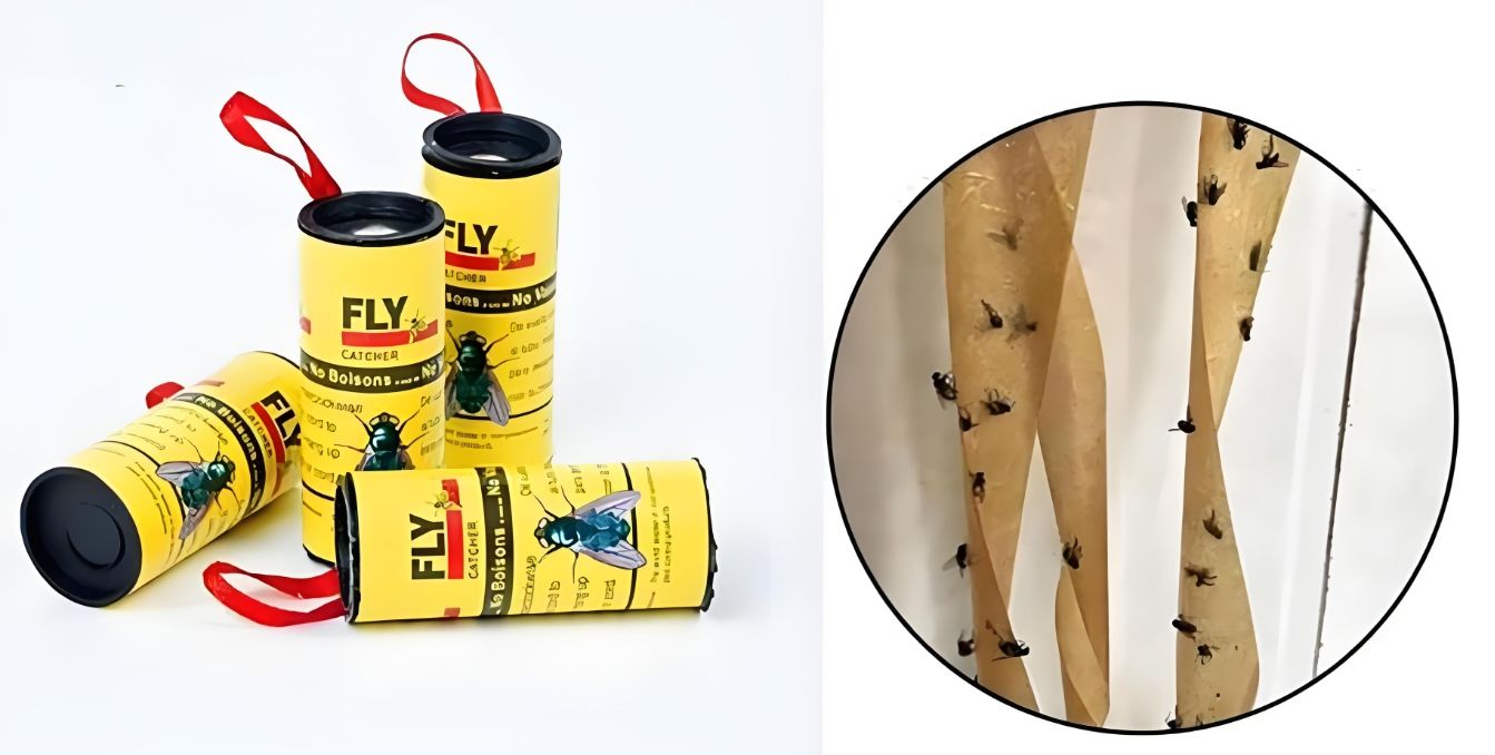 Yellow Sticky Fly Catcher Roll – 4 Pcs (Non Toxic)
