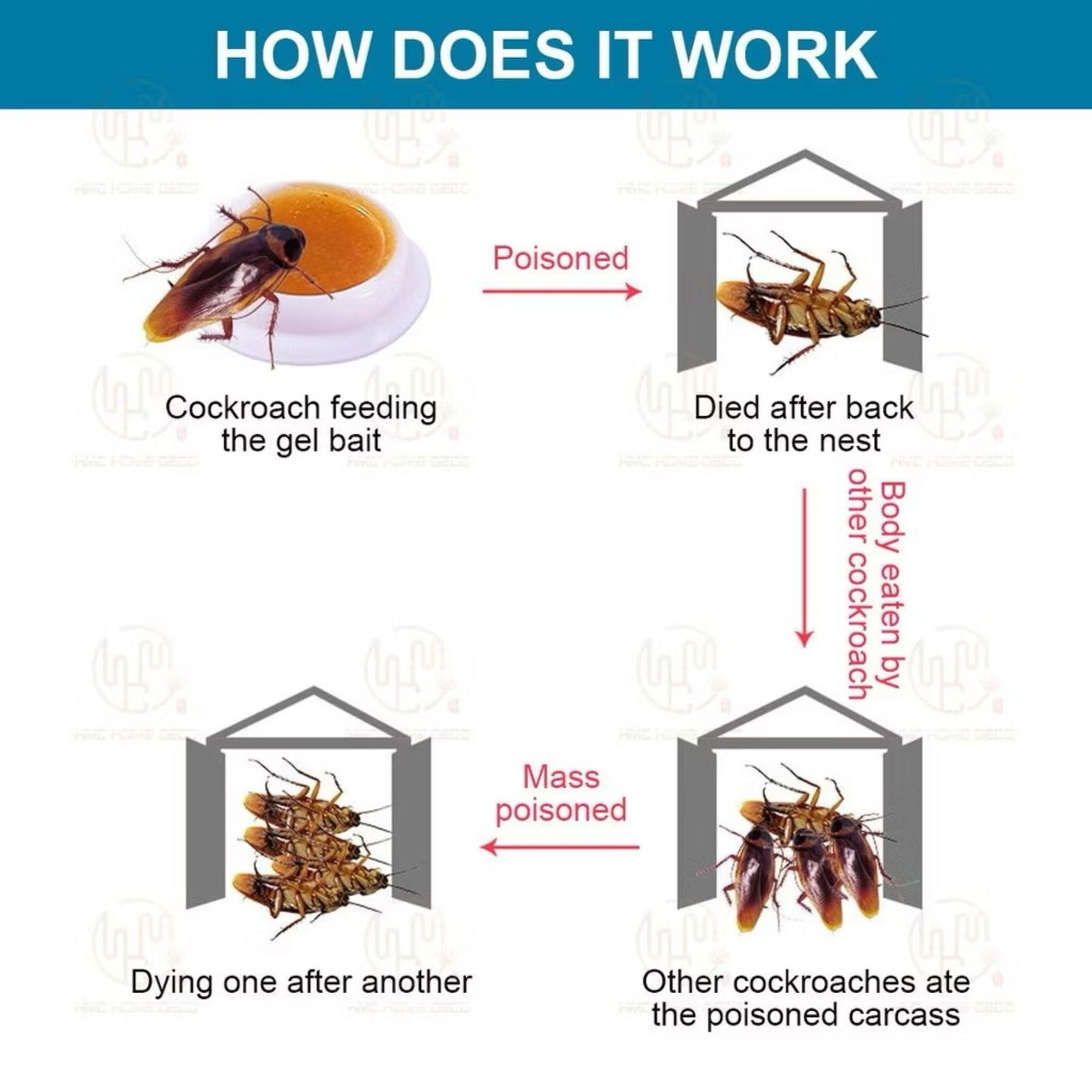 Cockroach Control Gel Bait – Home Pest Solution
