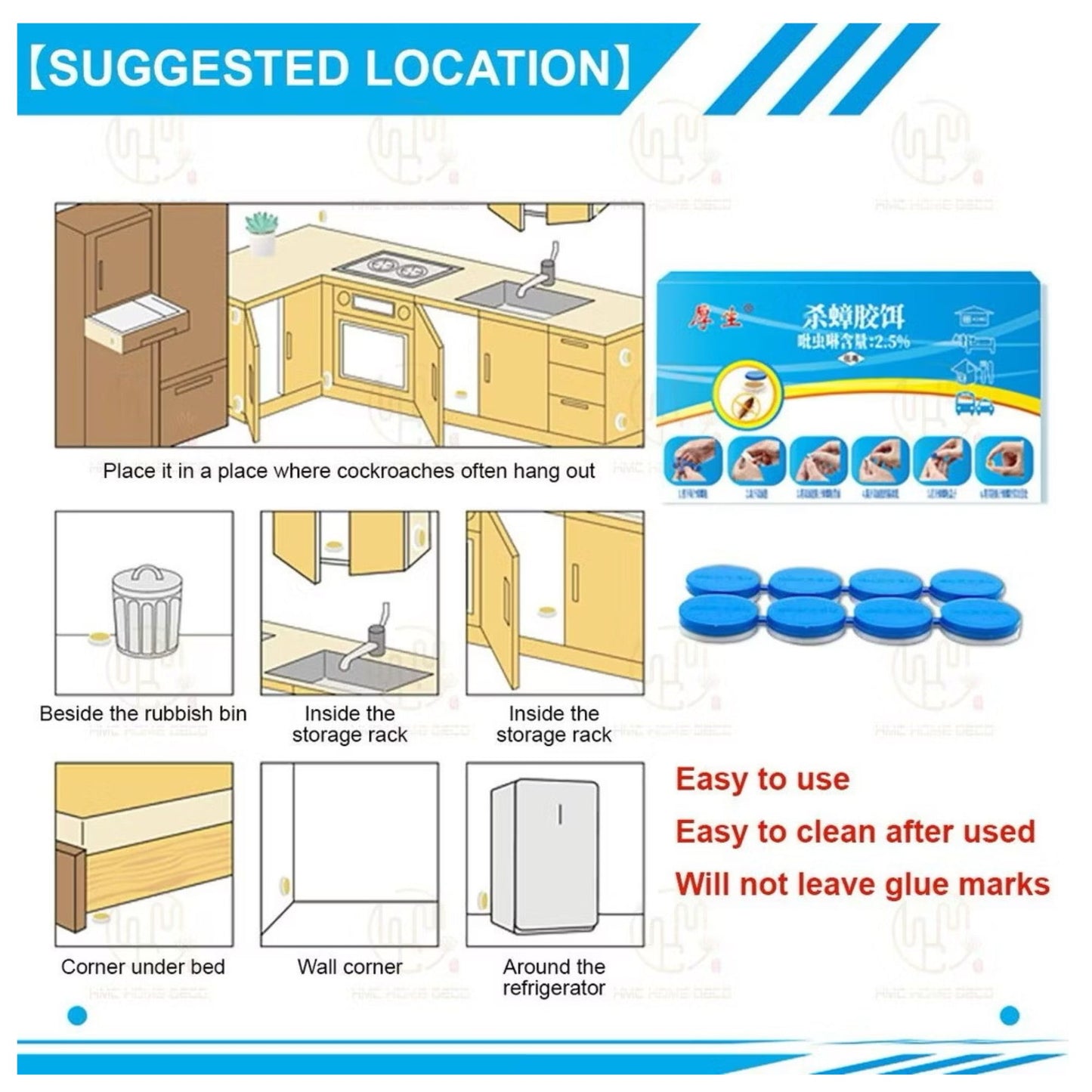 Cockroach Control Gel Bait – Home Pest Solution